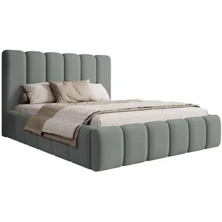 Selsey Polsterbett grau Textil, 2-Sitzer, 180x200 cm, Schlafzimmer, Betten, Polsterbetten