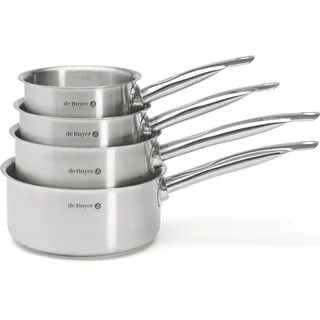 De Buyer PRIM'APPETY Topf-Set 4-tlg. 1 x Stielkasserolle 14 cm + 1 x Stielkasserolle 16 cm + 1 x Stielkasserolle 18 cm + 1 x Stielkasserolle 20 cm