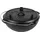 Wok 8 l Gusseisen Grau/Schwarz