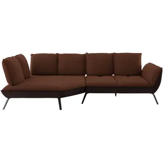 Moderano Ecksofa , Kupferfarben , Metall , Ottomane links, L-Form , 320x169 cm , Typenauswahl, Fußauswahl, Lederauswahl, Stoffauswahl, Armteilvarianten, Sitzqualitäten, seitenverkehrt erhältlich, Rücken echt , Wohnzimmer, Sofas & Couches, Wohnlandschaften, Ecksofas