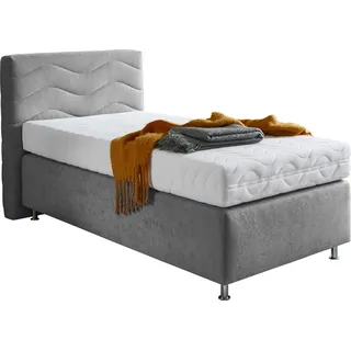 Westfalia Schlafkomfort Boxspringbett »Sigma«, grau,