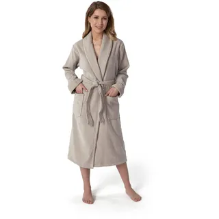 Möve Homewear Schalkragenmantel silver grey XS