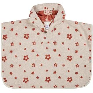 Sterntaler Sterntaler® Kapuzenhandtuch »Badeponcho BAUERNHOF Blumen«, beige