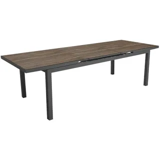Tisch Teramo 180/240X90 Ausziehbar In HPL Bambus Gartenmöbel Für Außenbereich