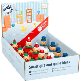 Small Foot Display Rückziehautos Weihnachten, Set mit 12 Weihnachtsfiguren, ab 12 Monaten, 11469