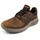 Herren Sneaker Dark Brown Leather W Mesh 40 EU
