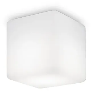 Ideal Lux Deckenleuchte Luna Klein IP44 Weiß, Schwarz 213200