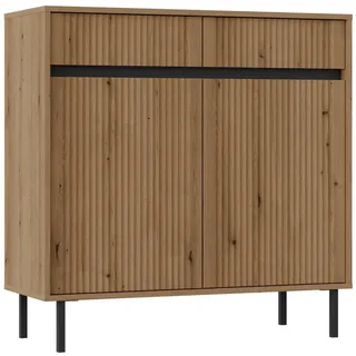 Selsey Osaka Sideboard 100 x 100,2 x 40 cm Beige/MDF & Laminat