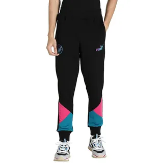 PUMA Herren Mcfc Ftblculture Track Pants, Black Ocean Depths White Green, XXL EU