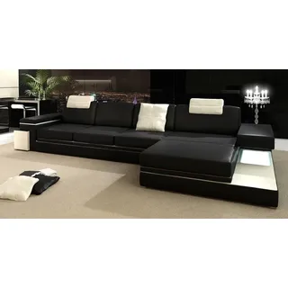 Ledersofa mit USB Wohnlandschaft XXL Ecksofa Bigsofa Design Couch Designersofa