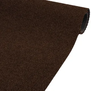 ANRO Schmutzfangmatte Meterware Teppichläufer Schmutzfangläufer Teppichboden BOB Bodenbelag robust rutschfest Auslegware für Eingang Flur Büro Keller 180 x 120 cm Braun
