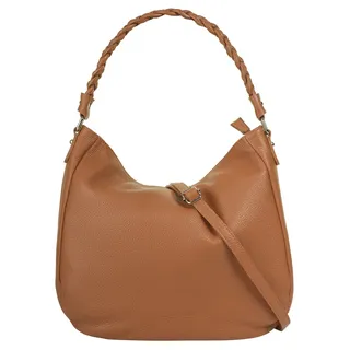 Samantha look Henkeltasche Leder Brown