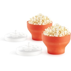 Bild Mini-Popcorn-Set für Mikrowelle, Silikon, 2 Stück