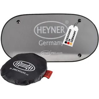 Heyner HEYNER® Auto-Sonnenschutz 100x50 cm, Sonnenblende für Autofenster | UV-Schutz für die Innen-Scheibe, Verschattung von Babys & Kindern, inkl. Saugnäpfen zur Befestigung in Pkw & Lkw