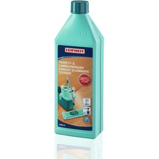 Leifheit Parkett/Laminatreiniger 1000 ml Konzentrat, Parkettpflege ohne Schlieren und Wasserrückstände, schonender Parkettreiniger mit Fugenschutz