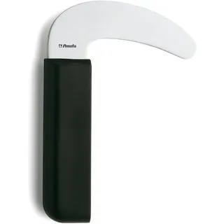 Amefa SELECT 3001 gebogenes Messer mit Griffverdickung, 18/10 Edelstahl, Besteck Schwarz, Greifer für Senioren, Alltagshilfe Besteck, rostfrei & spülmaschinenfest