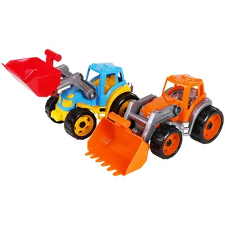 Mega Grosser Traktor Bagger Bulldozer Für Kinder 37Cm 1721