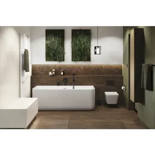 Feinsteinzeug Bodenfliese Mirava Glasgow Rust 60x120x0,9 cm matt rektifiziert