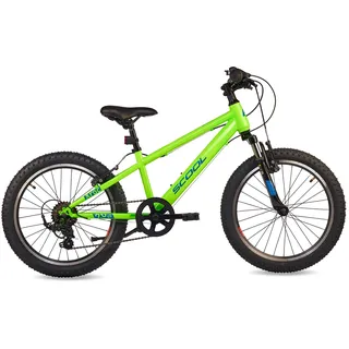 Kinderfahrrad - Xroc 20 Zoll 6-Gang | ab 6 Jahre - Light Green/Blue