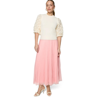 Tüllrock ZERO "Tüllrock mit Gummibund", Damen, Gr. 42, rosa (bridal rose), Einsatz: 100% Polyester PES., Röcke Tüllrock