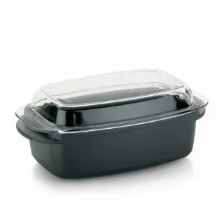 Kela 11563 Bräter Kerros, Rechteckbräter für Aufläufe oder andere Speisen, Maße (L x B x H): 46 x 25,5 x 18,5 cm