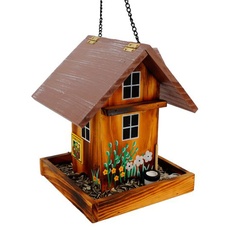 abc HOME | Futterstelle für Vögel | Häuschen | 23 cm H