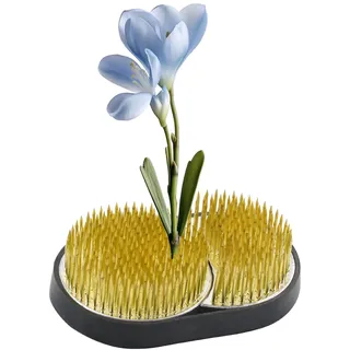 CRAFFANCY Blumenfrosch, 1 Set Blumenhalter, Sonne und Mond geformte Ikebana-Kenzan-Blumenarrangement-Basis, Blumen-Pin-Frosch für Blumenarrangement, Kunst, Heimbüro-Dekoration