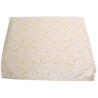 HOBEA-Germany Baby-Lagerungsbezug für Stillkissen XXL Lagerungskissen Schwangerschaftskissen Seitenschläferkissen groß (Sommerwiese Altrosa)