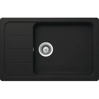 Formhaus D-100LS Onyx (FOMD100LSAGON) Unterschrank 60 cm Einbauspüle aufliegend CRISTALITE®