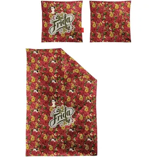 IRISETTE Bettwäsche Monte 8584 rot 135x200 cm + 80x80 cm)