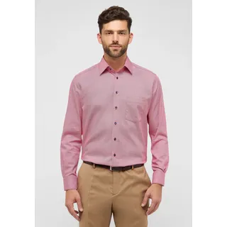Langarmhemd ETERNA "MODERN FIT", Herren, Gr. 39, Normalgrößen, rot, 100% Baumwolle, tailliert, Manschette, Hemden Langarmhemd, NON IRON (bügelfrei)