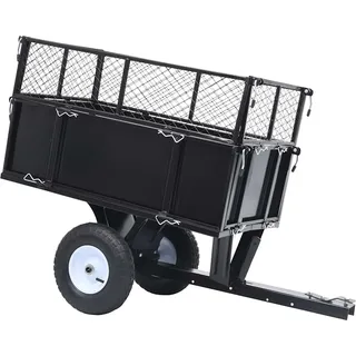 Kippanhänger für Rasenmäher 150 kg Last
