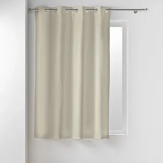 Douceur d'Intérieur Micropolar Ösenvorhang (135 x 180 cm), Leinen, Isolierung/Mikrofaser