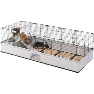 Ferplast Kleintierkäfig Modular 179 x 72 x 56 cm grau