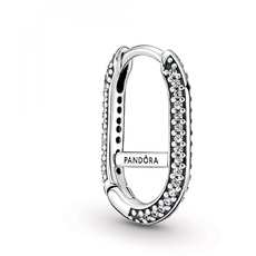 Bild von ME Pavé Link-Ohrring aus Sterling-Silber mit Cubic Zirkonia, Kompatibel mit PANDORA ME Armbänder, Höhe: 17mm, 299682C01