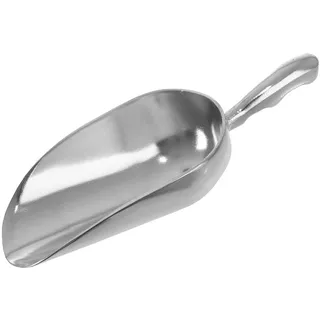 Aluminiumlöffel für Lebensmittel: Tierfutter, Mehl, Grütze, Zucker - Silber
