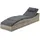 Lamia Sonnenliege klappbar 200 x 65 x 30 cm Grau