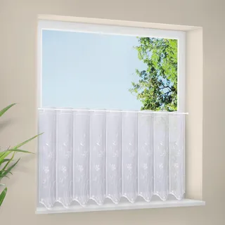 Gerster »Arina« Durchzuglöcher 1 Stk. tlg. Stickerei-Bistro mit Blumen bestickt,