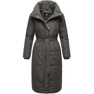 Steppmantel NAVAHOO "Steppmantel Mirenaa", Damen, Gr. L, grau (anthrazit), Obermaterial: 100% Polyester PES.  Obermaterial: Futter: 100% Polyester PES. 100% Polyester PES., Mäntel Steppmantel