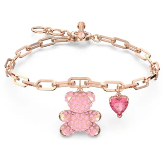 Swarovski Teddy Armband Rosa Roségold-Legierungsschicht