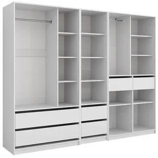 Vicco Kleiderschrank Elmo 100 x 200 x 50 cm Weiß