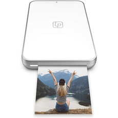 Lifeprint Ultra Slim Drucker |Weiß| Tragbarer Bluetooth-Sofortdrucker für Fotos, Videos und GIFS mit integrierter Videotechnik, Bearbeitungsprogramm und sozialer App...