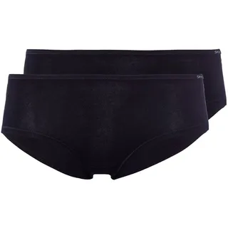 SKINY Panty 2 St. Schwarz 38