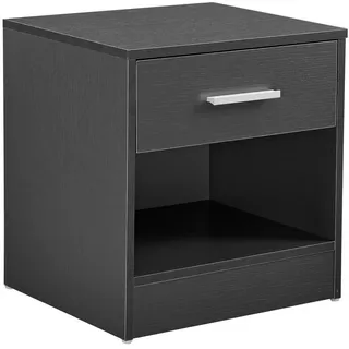 [en.casa] Nachtschrank Jette 37 x 38 x 30 cm Grau
