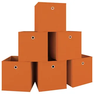 VCM Faltbox 27 x 28 x 27 cm 27-tlg. orange