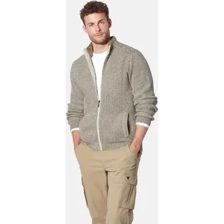 Strickjacke BABISTA "Strickjacke GIORTALLI", Herren, Gr. XXL, beige, Obermaterial: 46% Baumwolle CO. 27% Wolle mw. 27% Polyacryl PAN., Strickjacken Strickjacke