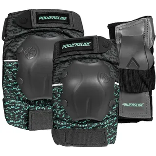 Powerslide Standard-dreierpack Knieschützer - Black - XL