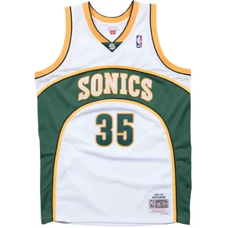 Mitchell & Ness NBA Swingman Shorts Seattle Super Sonics Road 2007-08 - green|white -