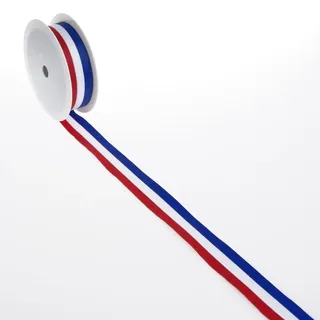 Deko und Band Nationalband Niederlande + Frankreich + Friesenland - blau, weiß, rot