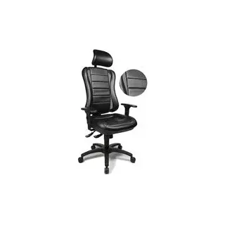 Topstar Bürodrehstuhl "Head Point RS" schwarz / schwarz (ohne Armlehnen) - Schwarz